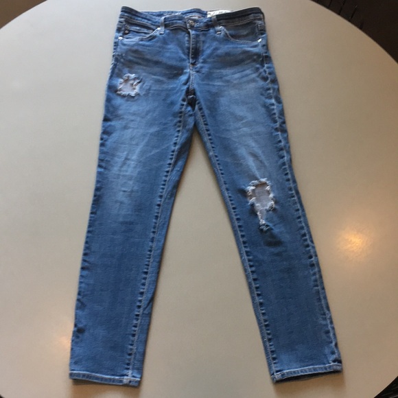 SOLD. AG Anthropologie The Stevie Ankle Jeans - Picture 4 of 9